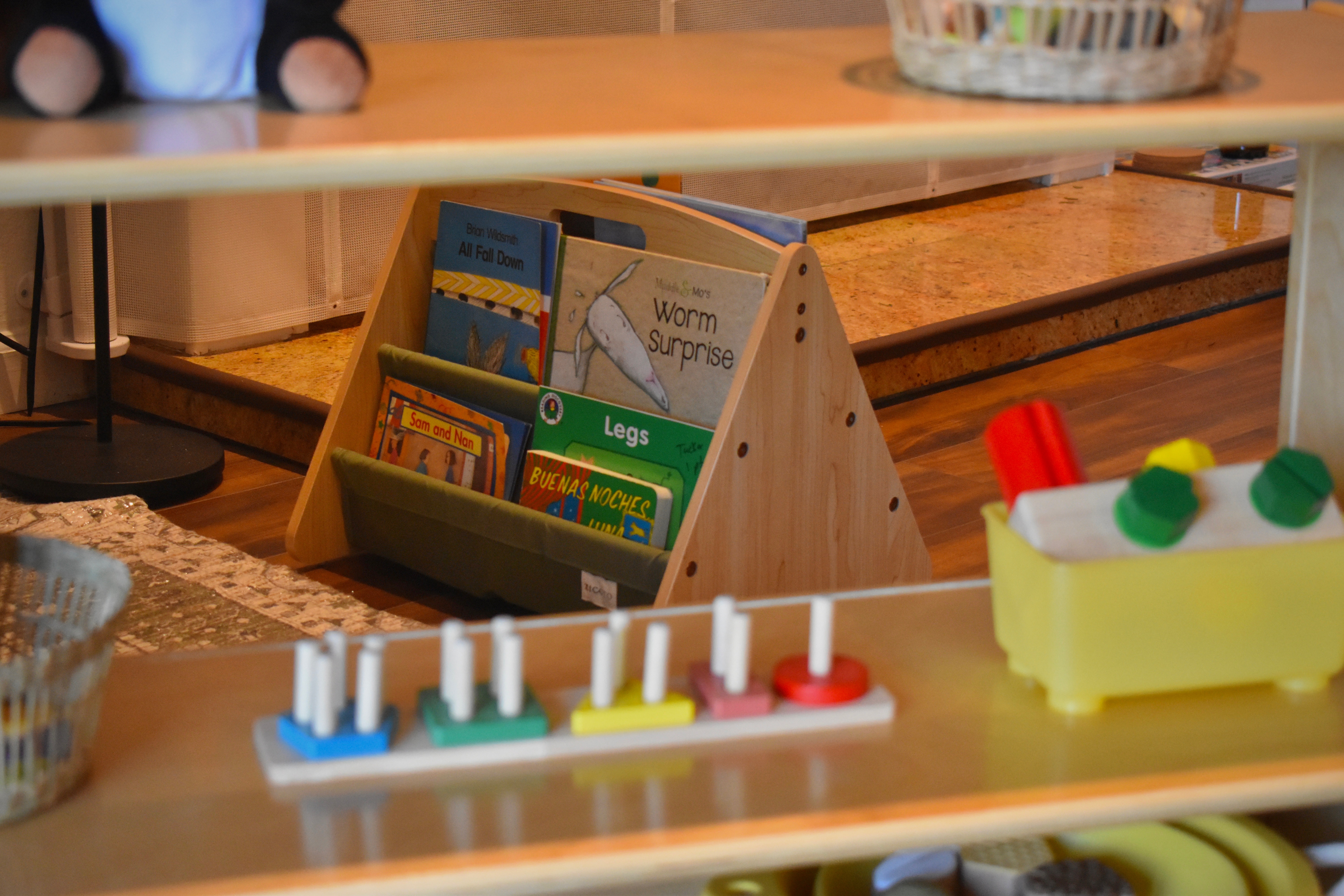 Child-height book display